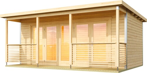 Bild von LASITA MAJA Gartenhaus »LIVERPOOL«, (Set, inkl. Fussbodenbretter zum verlegen)