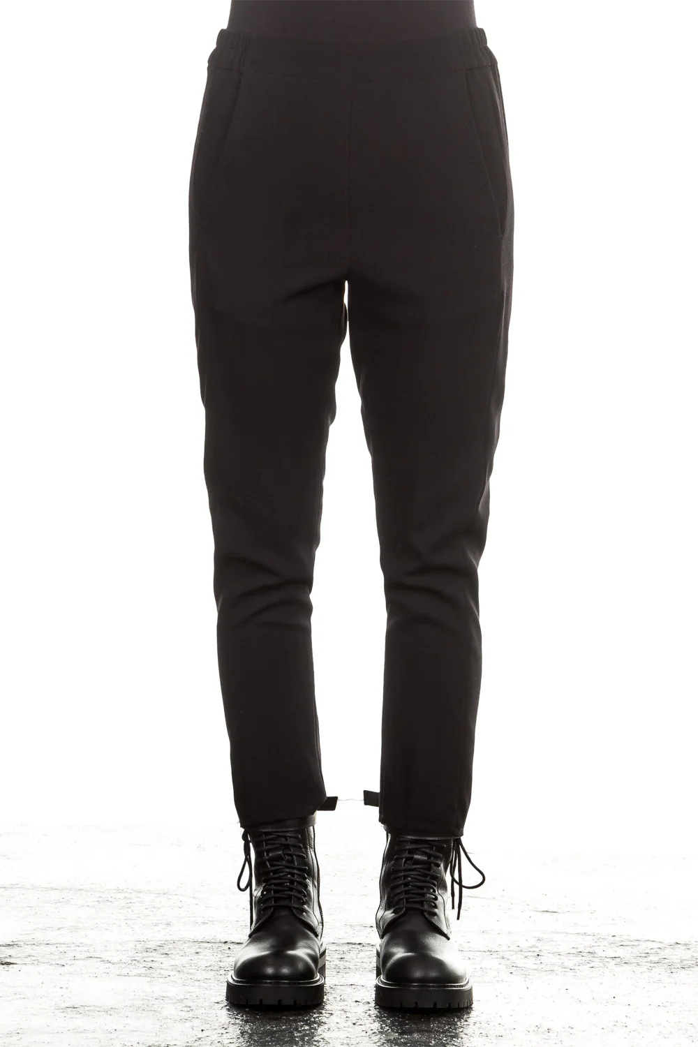 Bild von Ann Demeulemeester Damen 7/8 Wollhose Avantgarde schwarz