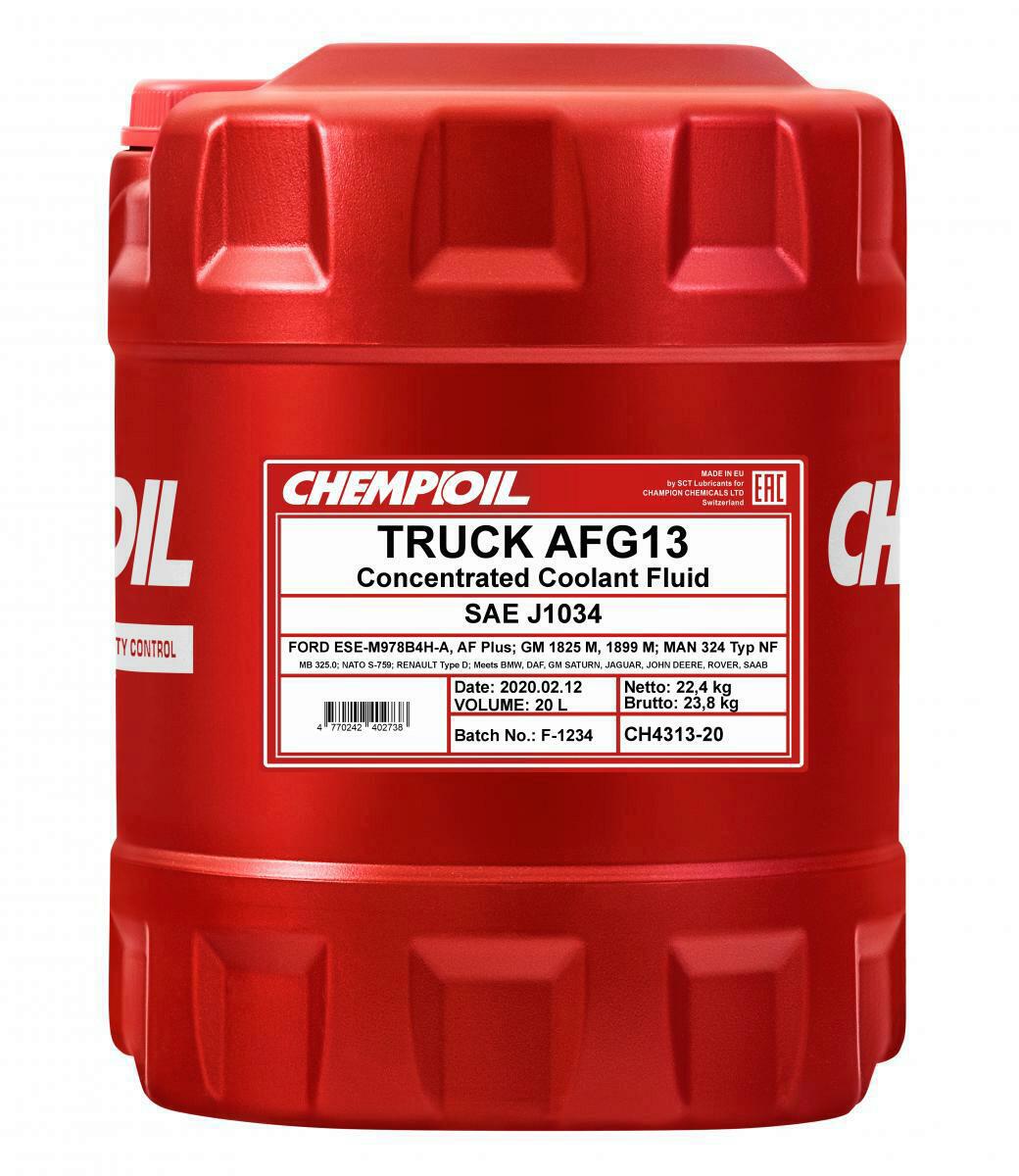 Bild von CHEMPIOIL Truck AFG 13 CH4313-20 Frostschutz SAE J1034, G13 violett 20 Fertigmischung aminfrei, phosphatfrei, nitritfrei VOLKSWAGEN: Golf Alltrack 7