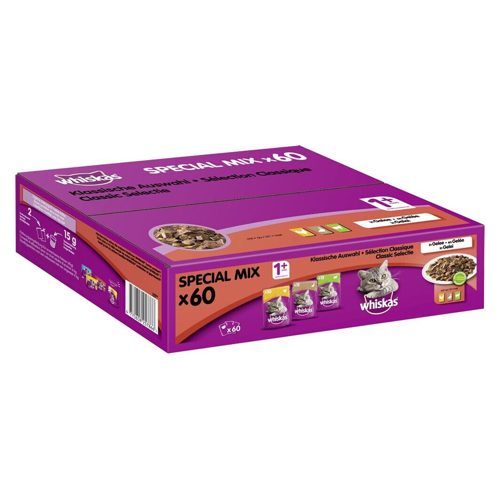 Bild von Whiskas Special Mix 1+ Klassische Auswahl in Gelee 60 x 100g