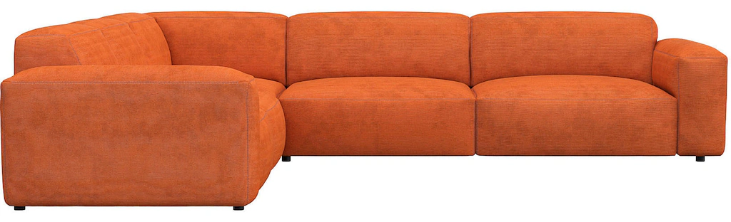 Bild von FLEXLUX Ecksofa "Lucera, super bequem durch hochwertigen Sitzaufbau mit Kaltschaum", modern & anschmiegsam, L-Form, Designsofa