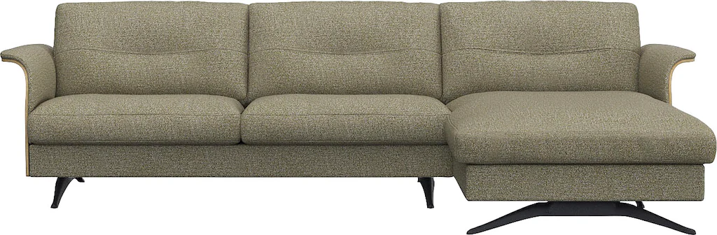 Bild von FLEXLUX Ecksofa "Glow, super bequem durch hochwertigem Sitzaufbau mit Federkern, L-Form", Modernes skandinavisches Design