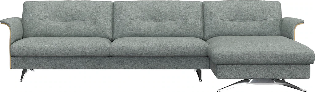 Bild von FLEXLUX Ecksofa "Glow Designsofa, bequem und komfortabel durch hochwertigen Sitzaufbau", L-Form, Modernes skandinavisches Design