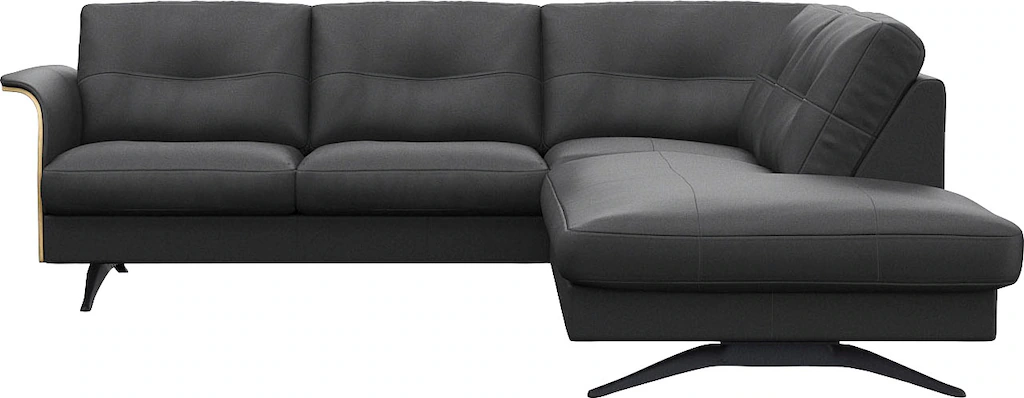 Bild von FLEXLUX Ecksofa "Glow, super bequem durch hochwertigem Sitzaufbau mit Federkern, L-Form", Modernes skandinavisches Design