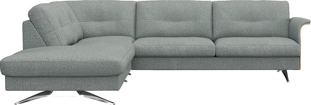 Bild von FLEXLUX Ecksofa "Glow, super bequem durch hochwertigem Sitzaufbau mit Federkern, L-Form", Skandinavisches Design, In hochwertiger Verarbeitung