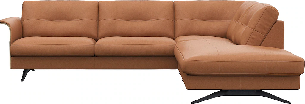 Bild von FLEXLUX Ecksofa "Glow, super bequem durch hochwertigem Sitzaufbau mit Federkern, L-Form", Skandinavisches Design, In hochwertiger Verarbeitung