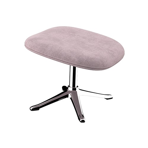 Bild von FLEXLUX Polsterhocker "Stilo Fußstütze, für Beinauflage zur besseren Entspannung,", Fuß Aluminium, Fußhocker für Drehsessel