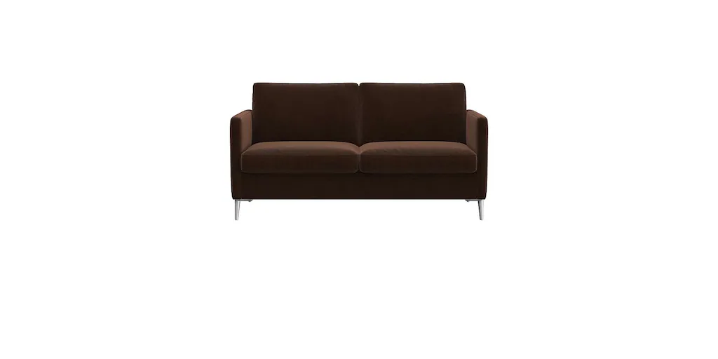 Bild von FLEXLUX 2-Sitzer "Fiore, super Sitzkomfort durch Kaltschaum im Sitz", schmale Armlehnen, Füße Alu