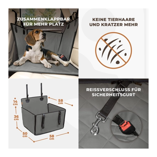 Bild von Wuglo Autohundesitz: Extra stabiler Autositz für Hunde