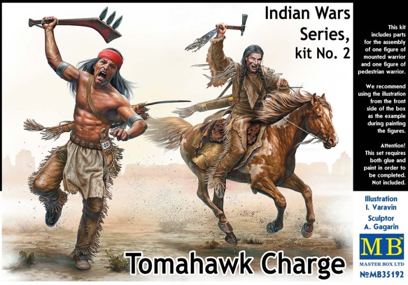 Bild von Tomahawk charge - Indian War Series - Kit No. 2
