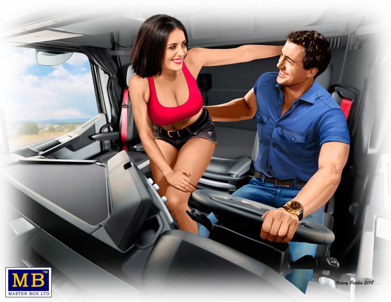 Bild von Master Box Truckers series"Special Cargo"Handle wit care!Sandy and George