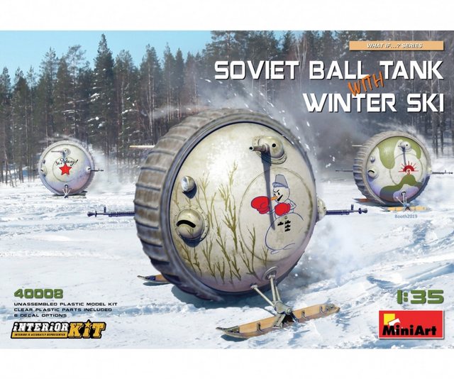 Bild von MiniArt Modellbausatz MiniArt 1:35 Sov. Kugelpanzer m. Ski/Intereur Plastik Modellbau