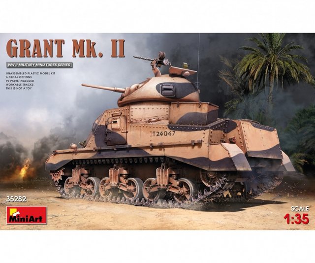 Bild von MiniArt Modellbausatz MiniArt 1:35 Grant Mk. II