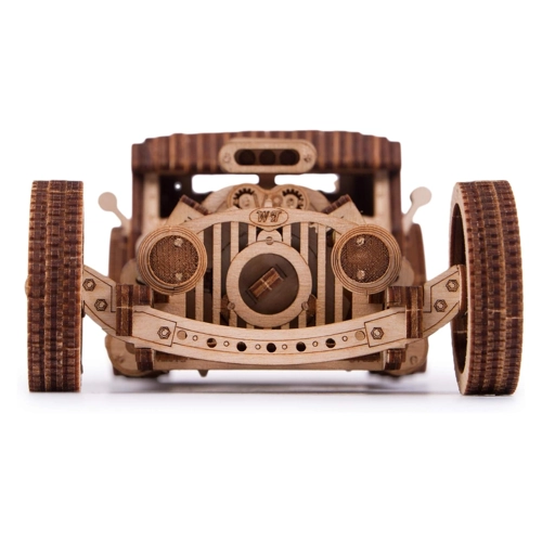 Bild von Wood Trick Hot Rod - Holzmodellauto zum Bauen