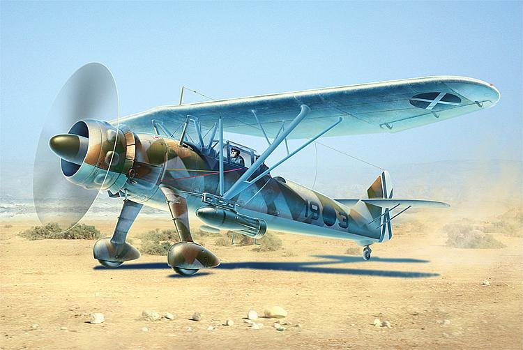 Bild von ICM Hs 126A-1 with bomb rack Condor Legion Reconnaissance Plane