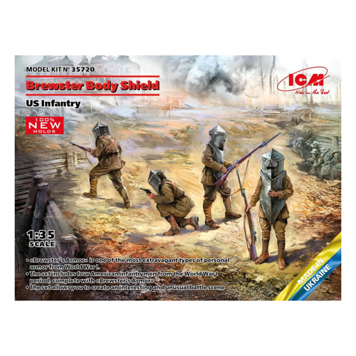 Bild von Brewster Body Shield, US Infantry – Modellbausatz im Maßstab 1:35