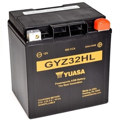 Bild von YUASA GYZ32HL 12V 32Ah 500A Starterbatterie 34Ah für HARLEY-DAVIDSON MC