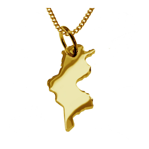 Bild von Hochwertige schmuckador Kette mit tunesischem Anhänger aus 585 Gelbgold