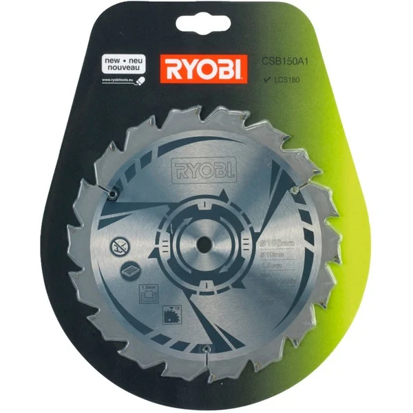 Bild von Ryobi Csb150a1 150 X 1.6 X 10 Mm 18 Wood Cutting Disc Silber