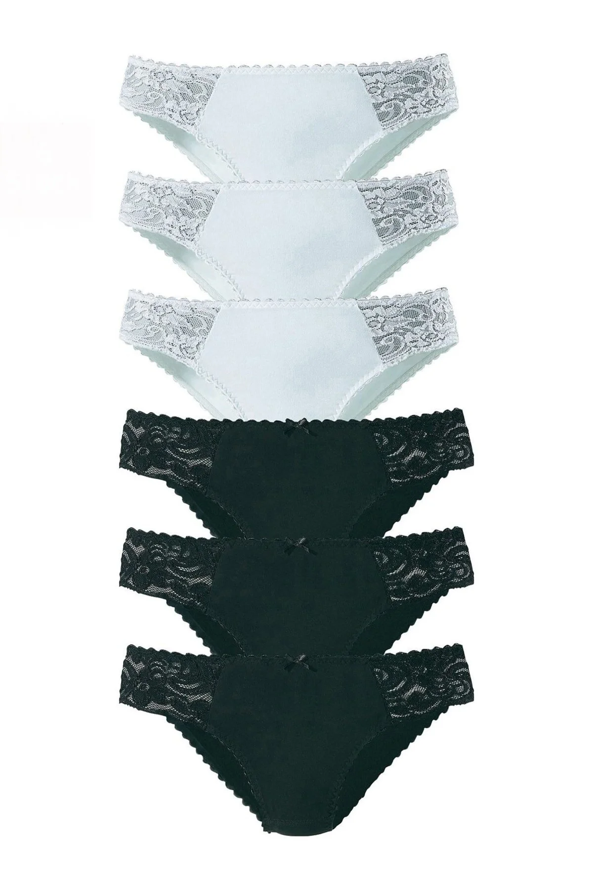 Bild von PETITE FLEUR Jazzpants (6 Stück) Mit Floraler Spitze, »cotton Made In Africa« für Damen - 44