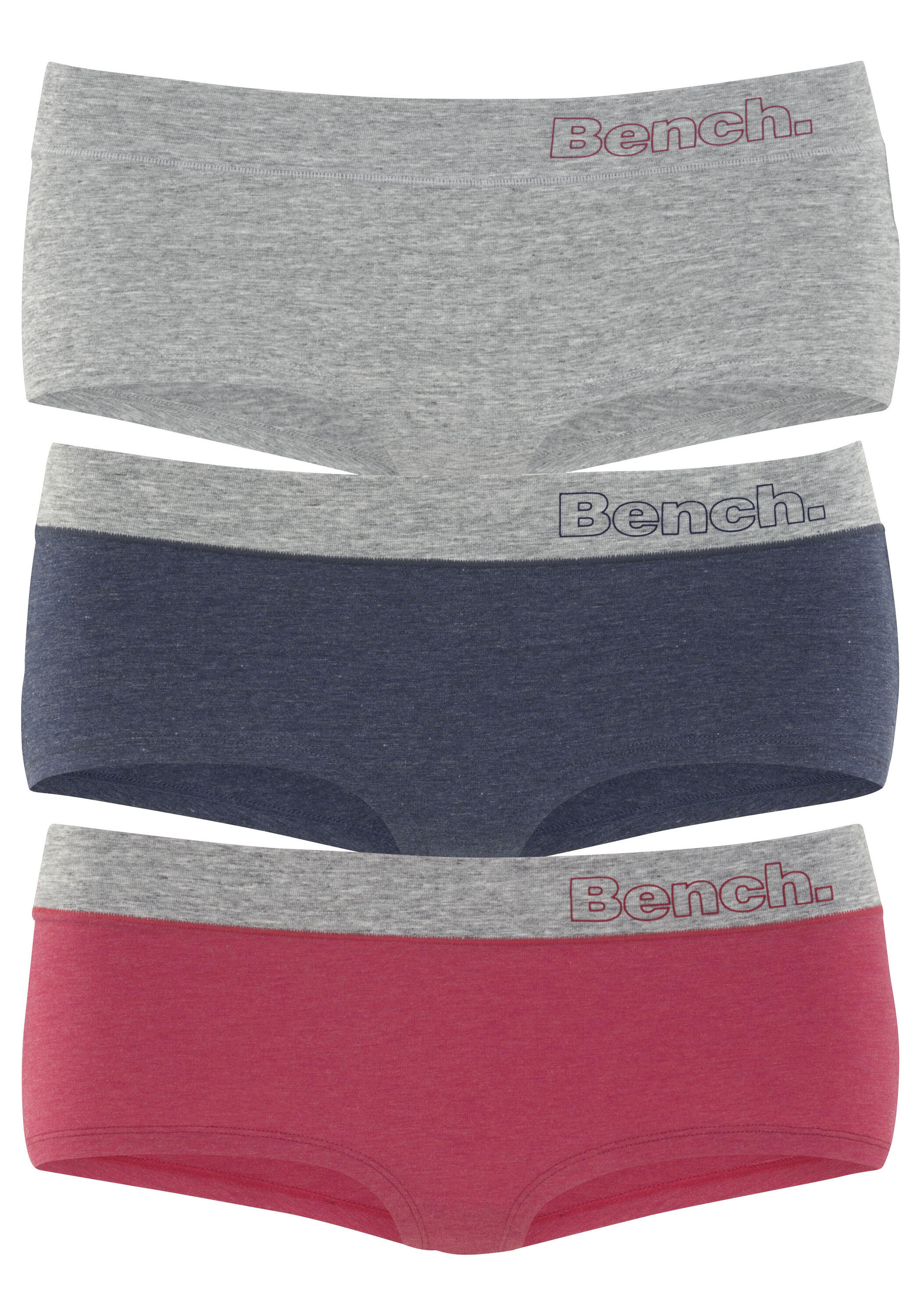 Bild von Bench. Panty (3er-Pack) aus elastischer Baumwoll-Qualität