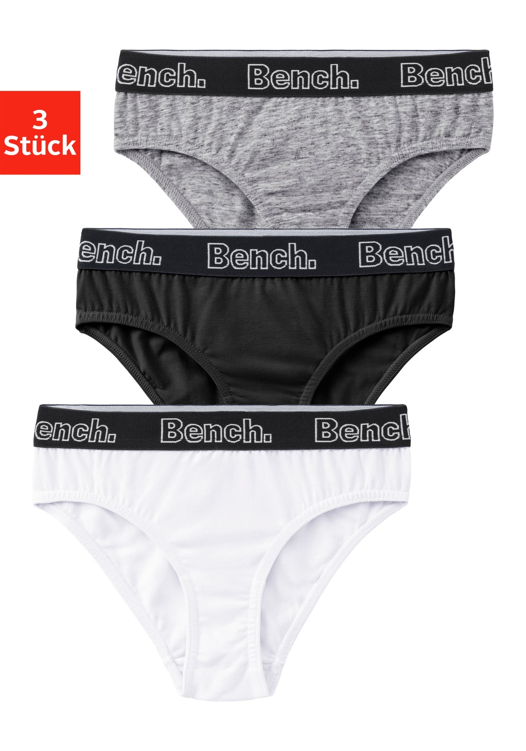 Bild von Bench. Slip, (Packung, 3 St.), mit Logo Webbund