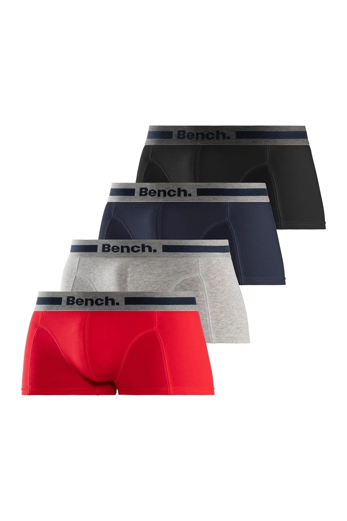 Bild von BENCH Boxershorts Rot Unifarben für Herren - M