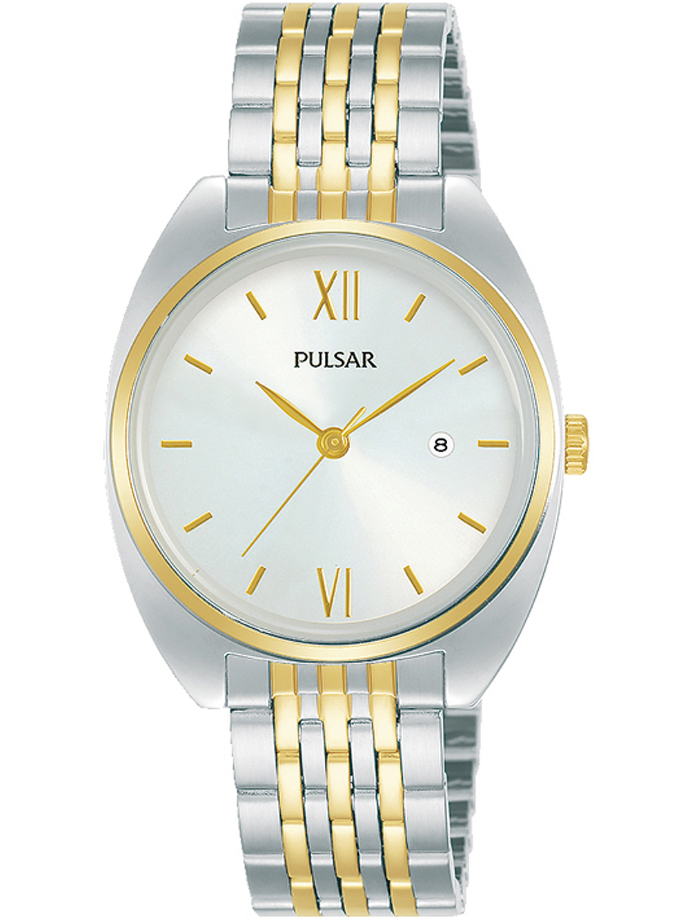 Bild von Pulsar, Armbanduhr, PH7556X1 Damen 30mm 3ATM, Silber, Gold, (Analoguhr, 30 mm)