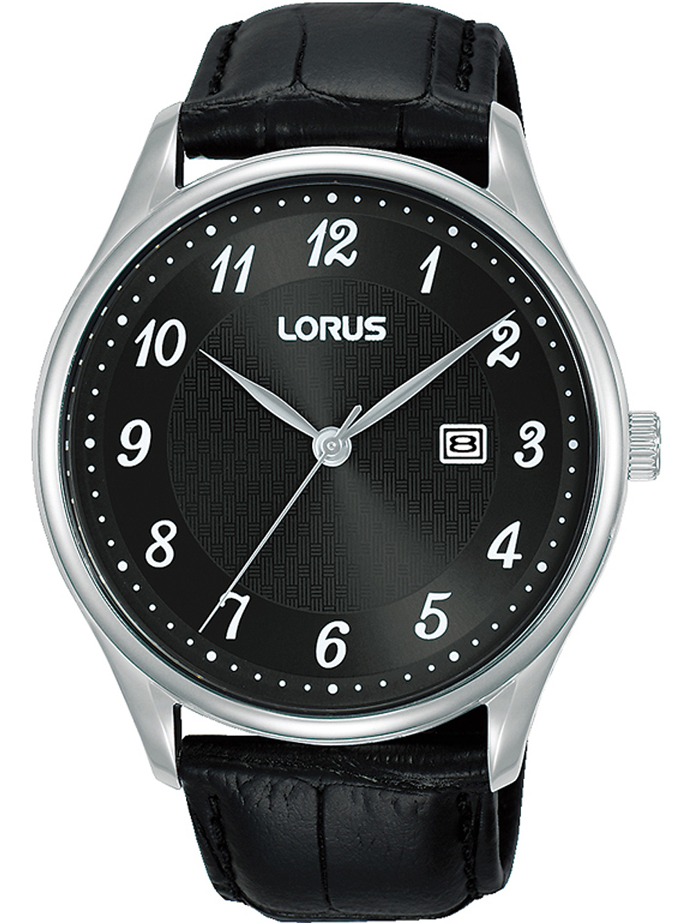 Bild von LORUS Quarzuhr »RH911PX9«, Armbanduhr, Herrenuhr, Datum, Lederarmband