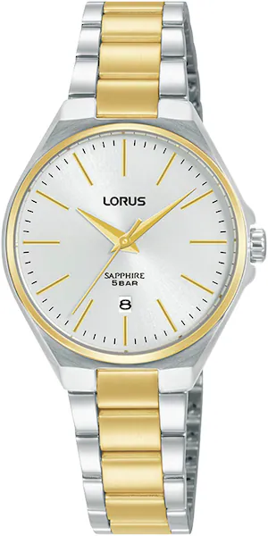 Bild von LORUS Quarzuhr, Armbanduhr, Damenuhr, Saphirglas Edelstahlarmband