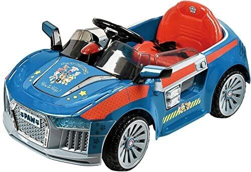 Bild von Hauck Elektroauto E-Cruiser Paw Patrol, für Kinder ab 3 Jahren, bis 30 kg belastbar, 4 km/h, Sicherheitsgurt, LED-Effektleuchten, Breitreifen, Flügeltüren, Hupe, Ladekabel, Blau