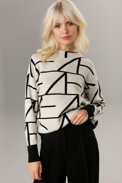 Bild von Aniston SELECTED Strickpullover, mit elegantem Jacquard-Muster
