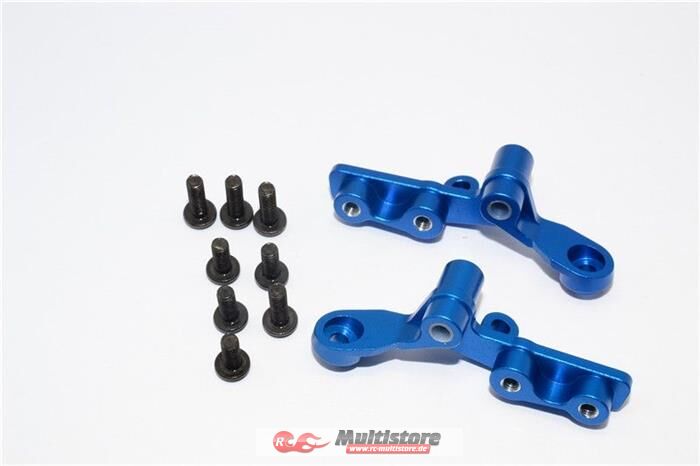 Bild von GPM Tamiya DT03 Aluminium Umlenkhebel vorn blau / GPMDT3027B