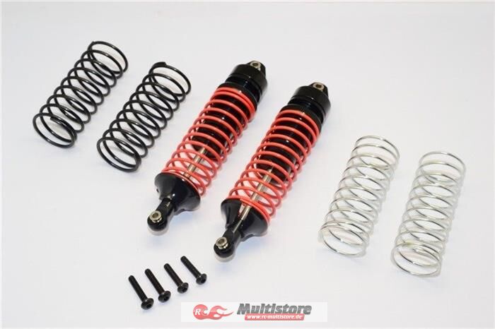 Bild von GPM TRAXXAS Rally, Bandit, Slash/Stampede 4x4 Alu-Dämpfer hinten schwarz (1.3/1.5/1.7mm Feder) / GPMSLA102RBKOR