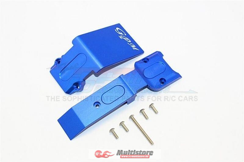Bild von GPM TRAXXAS 1/10 E-REVO V1 ALUMINIUM FRONT SKID PLATE - 2PC SET / GPMER331FB