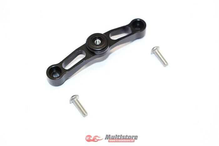 Bild von GPM TRAXXAS 1/10 E-Revo Alt & 2.0 Aluminium Lenkhalter schwarz / GPMER048ABK