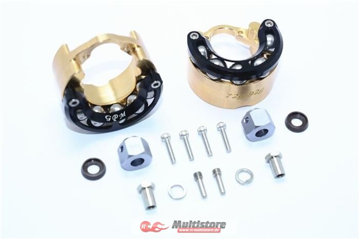 Bild von GPM TRAXXAS TRX-4 & 6 Messing Radachsengewicht mit Hex +9mm (92g) / GPMTRX4023CBK