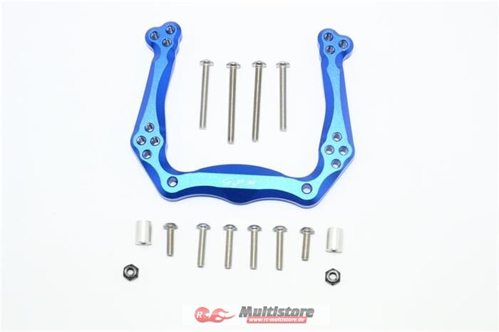 Bild von GPM TRAXXAS Slash 2WD Aluminium Dämpferbrücke vorne blau / GPMSLA2W028B