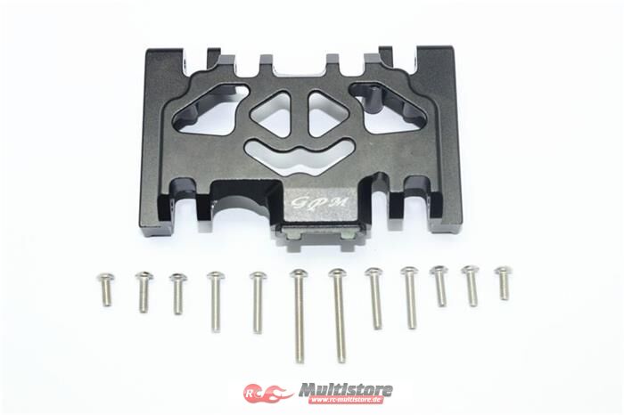 Bild von GPM TRAXXAS TRX-4 & 6 Aluminium Getriebeabdeckung mitte unten schwarz / GPMTRX4038BABK