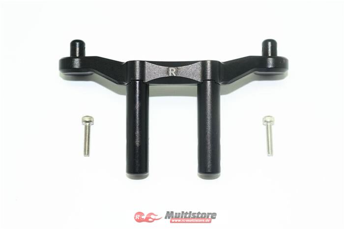 Bild von GPM ARRMA Granite, Big Rock Aluminium Karosseriehalter hinten schwarz / GPMMAG201RBK