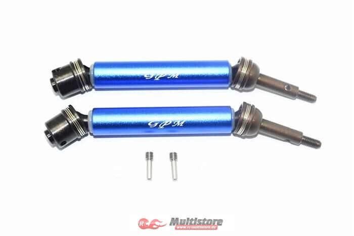 Bild von GPM TRAXXAS XO-01 CVD Achse gehärtet mit Alu-Antriebswelle hinten blau / GPMSXO1277RHB