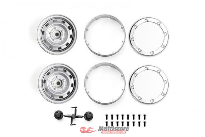 Bild von GPM TRAXXAS TRX-4 & 6 Aluminium Felge 1.9 (Design B) silber / GPMZSP049S