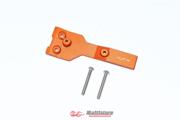 Bild von GPM TRAXXAS MAXX Aluminium Chassisplattestütze oben hinten orange / GPMTXMS016ROR