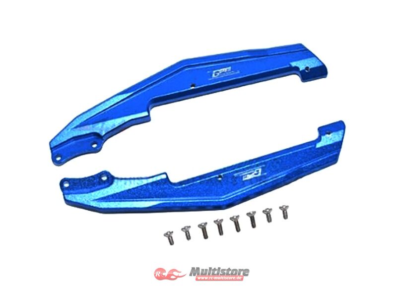 Bild von GPM Team Losi Mini-T 2.0 blau ALUMINUM CHASSIS NERF BARS -10PC SET / GPMLM014B