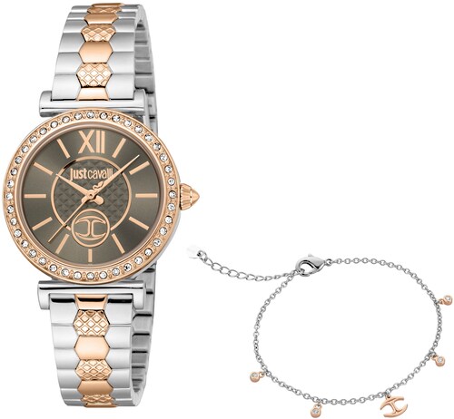 Bild von Just Cavalli Time Quarzuhr »Varenna, JC1L273M0095«, (Set, 2 tlg., mit Armband)