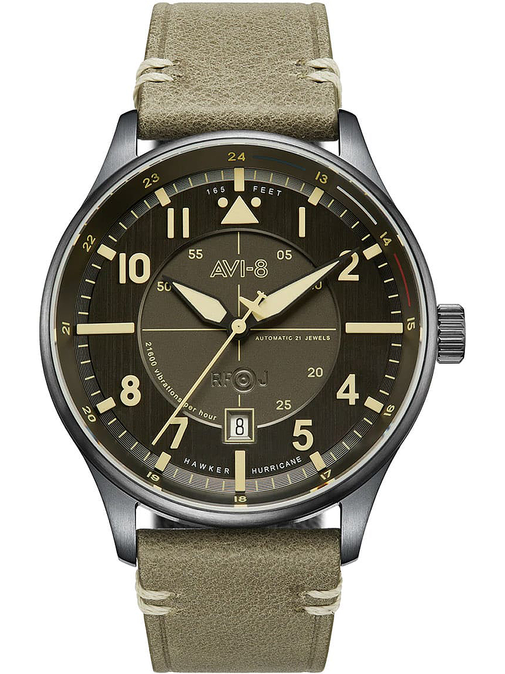 Bild von AVI-8 Automatikuhr AVI-8 AV-4094-04 Hawker Hurricane Automatik 43mm 5ATM