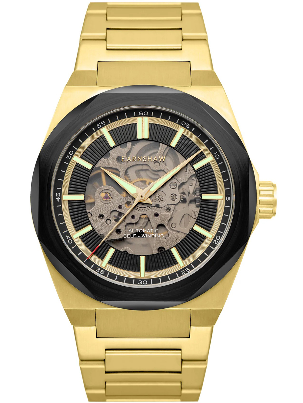 Bild von Thomas Earnshaw Automatikuhr Thomas Earnshaw ES-8182-99 Clark Skeleton Automatik Herrenuhr 44mm