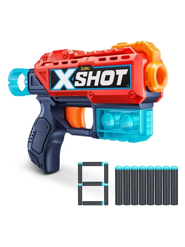 Bild von XSHOT Excel - Kickback Blaster mit Darts, Dartblaster