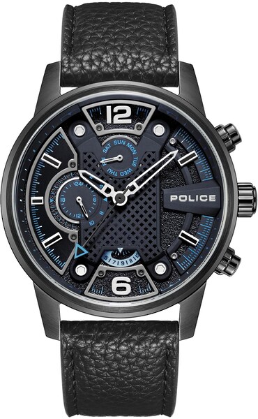 Bild von Police Multifunktionsuhr »LANSHU«, Armbanduhr, Quarzuhr, Herrenuhr, Datum