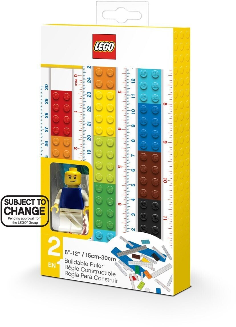 Bild von LEGO Lineal 2.0 mit variabler Länge und Minifigur (5007195)